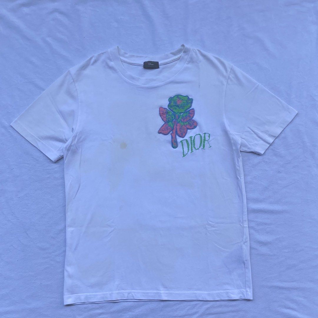 Dior (Category: Tshirts & Polo Shirts ) located in General Santos City (Dadiangas). Submitted by seventythirdpick (Listing ID 1466299268, Image 1). Description: Size. Medium 19.5x26.5 Dot yellow stain Very Good Condition.