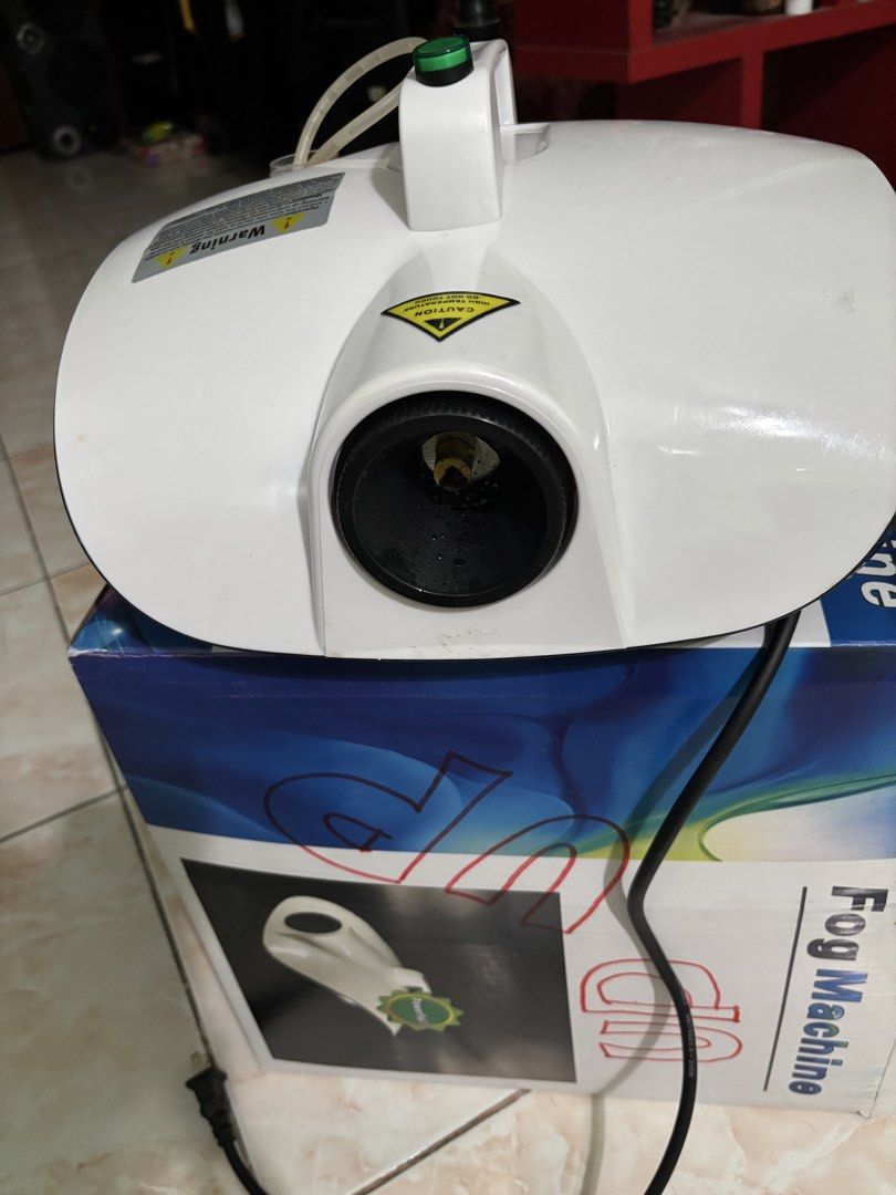 DISINFECTION STERILIZER / FOG MACHINE (Category: Sanitizers & Disinfectants) located in Taytay. Submitted by rinimaha (Listing ID 1466303154, Image 3). Description: Almost new Used only twice .