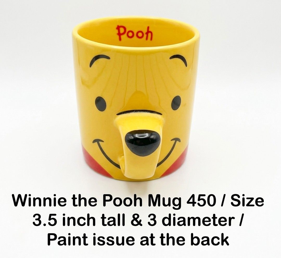 Disney Winnie the Pooh Ceramic Mug (Category: Coffee & Tea Tableware) located in Binan City. Submitted by mayjhe (Listing ID 1466274222, Image 1). Description: 💛 For Sale 💛 🌸 Disney Winnie the Pooh 🍀 Ceramic Mug 📍 Condition: Good / No box 💰 Price is ₱ 450.00 👉 Other details posted 🇵🇭 Location Biñan Laguna 🛵 Courier J& T and Lalamove 📋 Shipping by schedule 📍 NO COD & COP 📌 All items are carefully packed and labeled with Fragile sticke