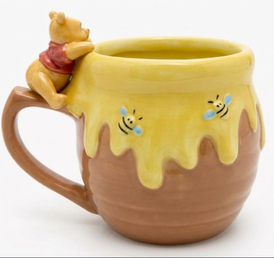 Disney Winnie the Pooh Ceramic Embossed Mug (Category: Coffee & Tea Tableware) located in Binan City. Submitted by mayjhe (Listing ID 1466274710, Image 2). Description: 💛 For Sale 💛 🌸 Disney Winnie the Pooh 🍀 Ceramic Embossed Mug 📍 Condition: Good / No box 💰 Price is ₱ 750.00 👉 Other details posted 🇵🇭 Location Biñan Laguna 🛵 Courier J& T and Lalamove 📋 Shipping by schedule 📍 NO COD & COP 📌 All items are carefully packed and labeled w