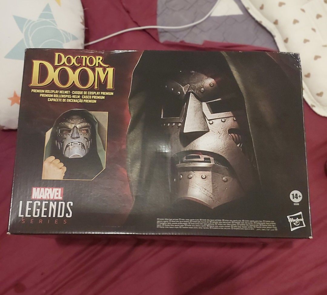 DR DOOM ML MASK AND ICONS SET (Category: Action & Battle Toys) located in Binan City. Submitted by THEBOYTOY2.0 (Listing ID 1466203656, Image 2). Description: DR DOOM ML MASK AND ICONS SET BOX ng mask medyo di okay may mga gasgas pero yung mask di pa nagamit. Icons Dr Doom. Walang pistol yun lng pwede naman break set pero mas mainam na ma out yung dalawa agad 11K For the set payment thru GCASH or GOTYME PACITA COMPLEX LOCATUON.