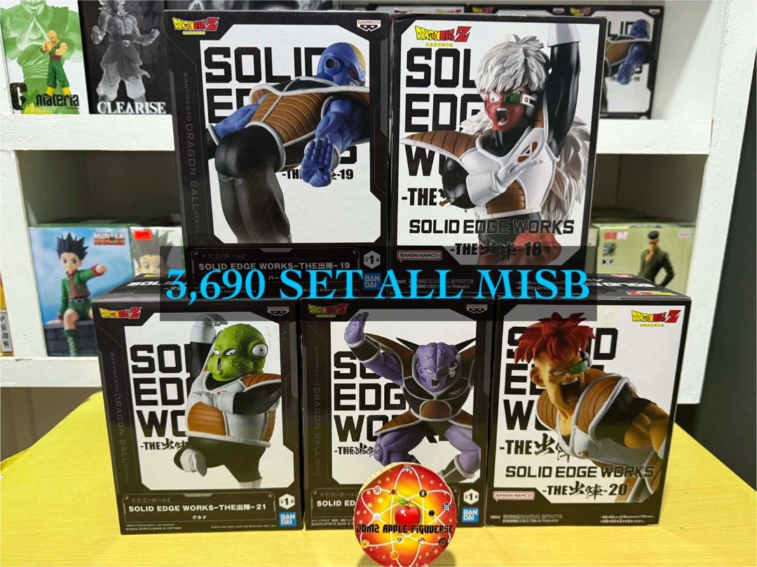 Dragon Ball Figures FOR SALE (Masterlise, Solid Edge Works, BWFC, Grandista, GnG, Clearise, GxMateria) (Category: Figurines & Statues) located in Binan City. Submitted by jomzapplefiguverse (Listing ID 1465240663, Image 2). Description: Sipat and PM lang mga Boss / Madam ✅Last Price Posted ✅Prices and Conditions indicated on each pic ✅ All Authentic ❌ NO BOGUS / JOYMINE ❌ NO COD ❌ NO RUSH SHIPPING LOC: Biñan, Laguna MOD: LBC / Lalamove / J&T / Dr