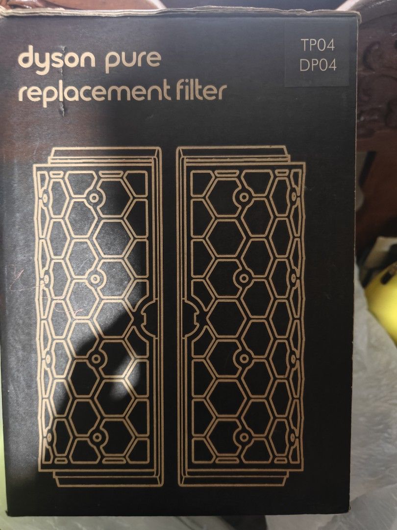 Dyson Pure Replacement Filter TP04 DP04 (Category: Air Purifiers & Dehumidifiers) located in Manila. Submitted by wuxue998 (Listing ID 1466234410, Image 3). Description: - 100% Genuine Dyson replacement filter - Compatible with TP04 and DP04 air purifier models - Brand new and sealed in original plastic wrapper - Includes original box and manual - Ready for immediate installation.