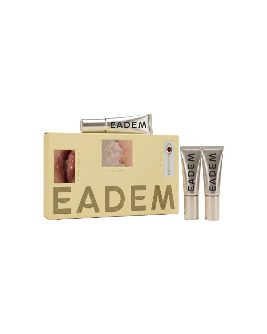 EADEM MINI LE CHOUCHOU — USA PASABUY. (Category: Makeup) located in Manila. Submitted by gotchafinds.ph (Listing ID 1466264041, Image 1). Description: EADEM MINI LE CHOUCHOU — USA PASABUY 🇺🇸 Mini Le Chouchou Peptides Nourishing + Softening Mini Lip Balm Trio ♡ Butter Mochi — clear, unscented ♡ Sakura Shaved Ice — milky translucent pink ♡ Fig Sauce — cool mauve ₱3,495 SOLD OUT FOR NOW Available to order once restocked ♡ 📦 Pre-order basis 🗓️ Cu
