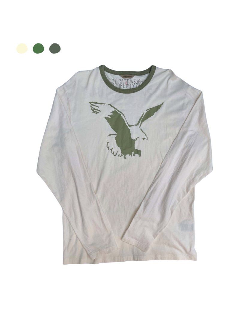 Eagle long sleeve (Category: Coats, Jackets and Outerwear) located in Quezon City. Submitted by thebin.studios (Listing ID 1466175853, Image 1). Description: Fits L-XL L 70 cm W 53 cm Issues: none .