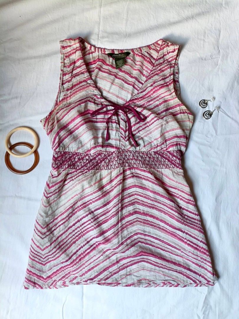 Eddie Bauer top (Category: Sleeveless) located in Mabalacat. Submitted by elsellsitems (Listing ID 1466175726, Image 1). Description: size s-m dm for ww.