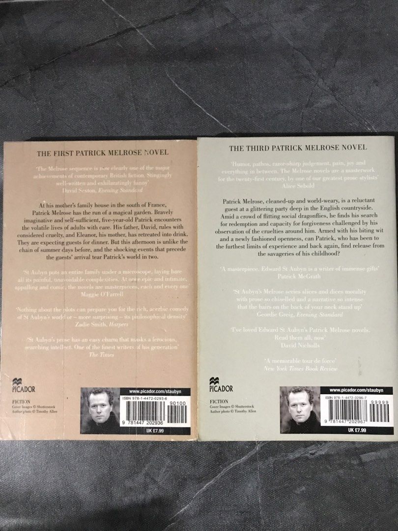 Edward St Aubyn Never Mind & Some Hope Books (Category: Storybooks) located in Pilar. Submitted by dhelsomera20308 (Listing ID 1466274433, Image 3). Description: - Author: Edward St Aubyn - Titles: Never Mind and Some Hope - Publisher: Picador - Format: Paperback - Perfect for fans of contemporary fiction!.