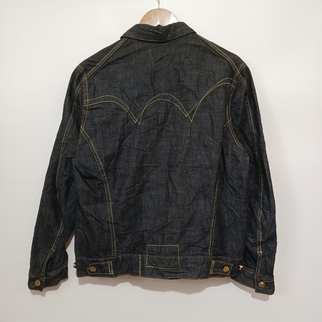 EDWIN 503 DENIM TRUCKER JACKET (Category: Coats, Jackets and Outerwear) located in Ozamiz City. Submitted by 2nd.sight (Listing ID 1466204359, Image 2). Description: *fresh from bale size: medium w: 21 l: 26 excellent.