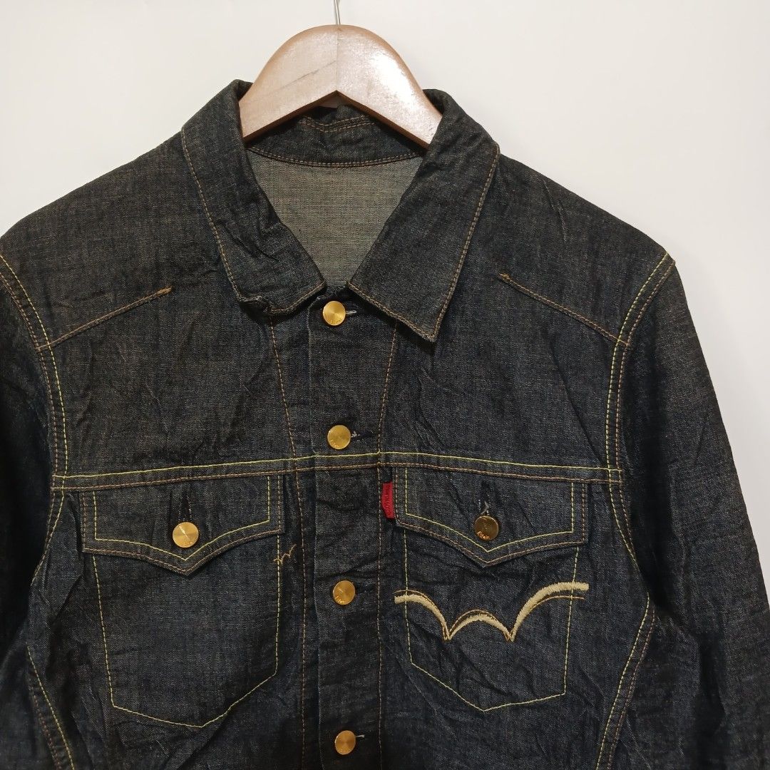 EDWIN 503 DENIM TRUCKER JACKET (Category: Coats, Jackets and Outerwear) located in Ozamiz City. Submitted by 2nd.sight (Listing ID 1466204359, Image 3). Description: *fresh from bale size: medium w: 21 l: 26 excellent.