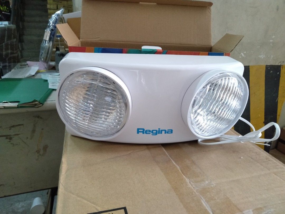 Emergency lights (Category: Lighting) located in Malabon City. Submitted by mrsuabae (Listing ID 1466177735, Image 2). Description: High Quality REGINA emergency lights.