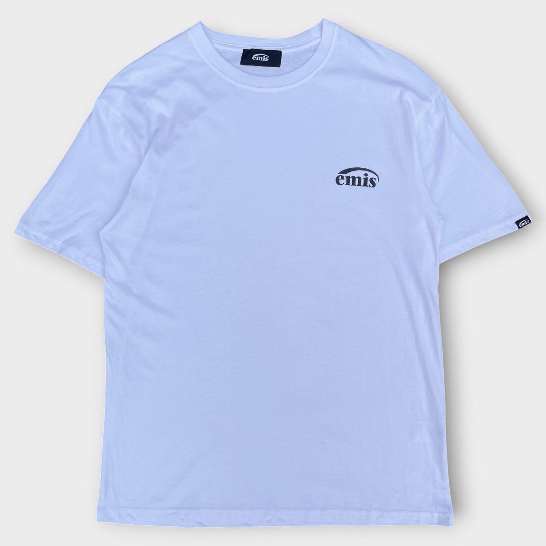 emis - Chest Logo Shirt (Category: Tshirts & Polo Shirts ) located in Los Banos. Submitted by declutterking (Listing ID 1466291556, Image 1). Description: Size Small on tag Dimensions: 19.5" shoulders 20" chest 28.5" length 8.75" sleeves Good as new condition Authentic.