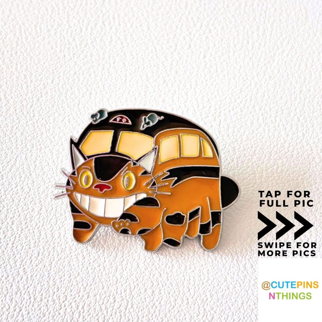 Ghibli - Totoro - Catbus Enamel Pins - purchase directly at CO PLAY ...