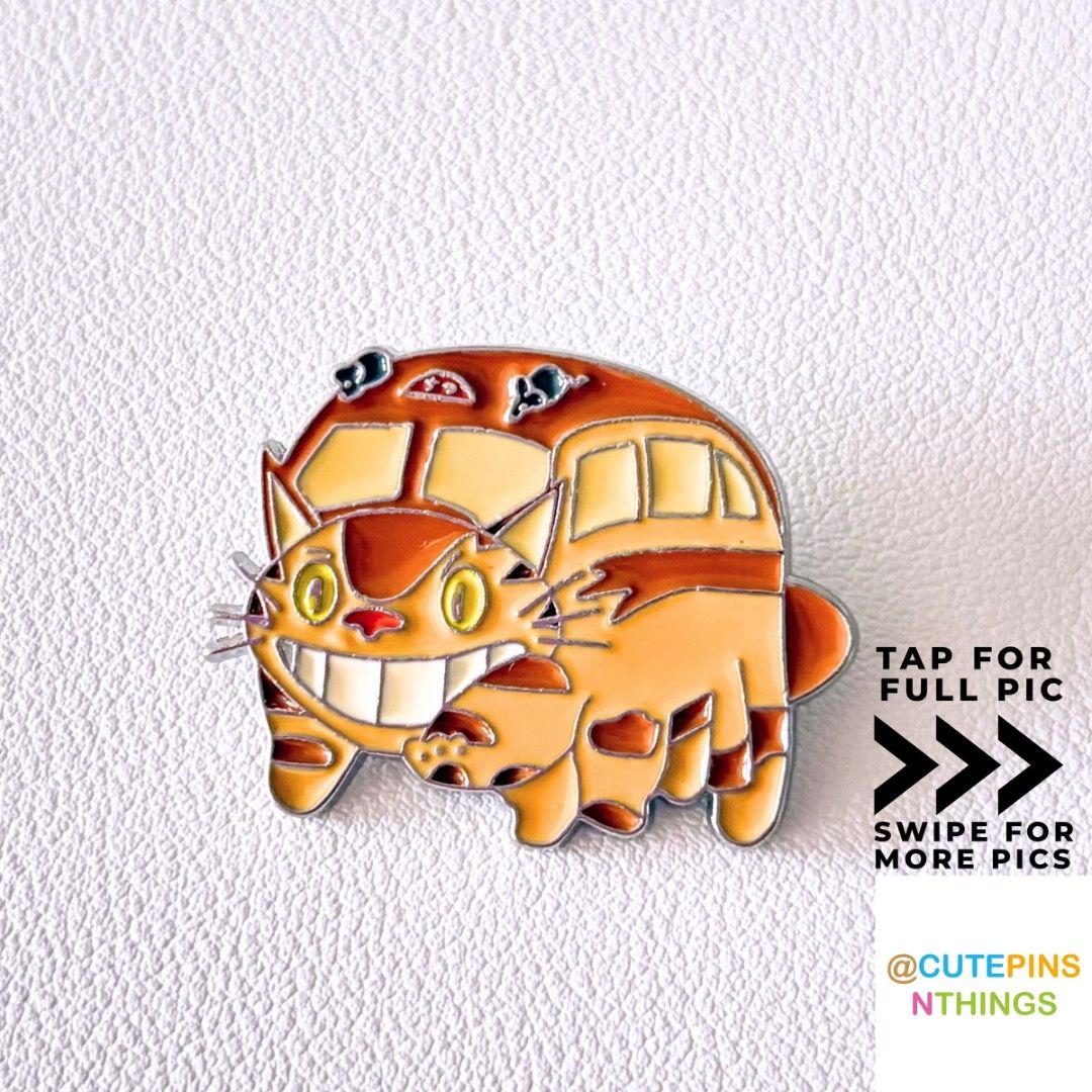 Ghibli - Totoro - Catbus Enamel Pins - purchase directly at CO PLAY ...
