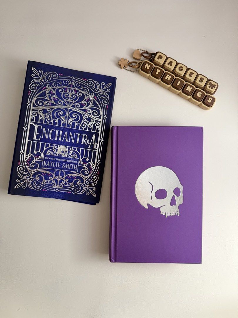 Enchantra by Kaylie Smith (Category: Storybooks) located in Muntinlupa City. Submitted by pagesnthings (Listing ID 1466303806, Image 1). Description: 𓂃 ࣪˖ ִֶָ📖 Enchantra by Kaylie Smith 📚 Hardcover edition with dust jacket 💰 ₱1,199 ❌ No Haggling & No Lowballers PLEASE. 📍 Sucat, Muntinlupa Books may or may not have remainder marks/stamps. If meron po or present, it will be visible in the posted or provided photos. Please check the photos care