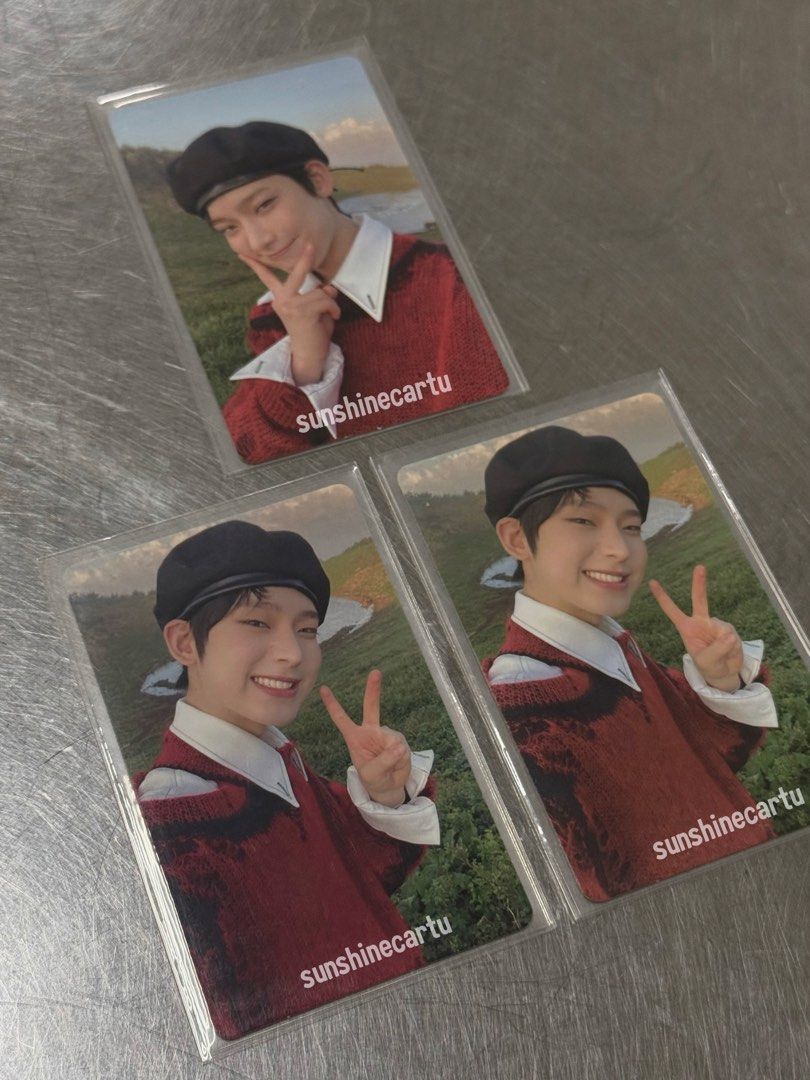 ENHYPEN SUNOO PC (Category: K-Wave Merchandise) located in Manila. Submitted by keiibee (Listing ID 1466258864, Image 1). Description: price list: sunoo beret w/o teeth - ₱300 sunoo beret w/ teeth - ₱300 sunoo d:d noot noot - ₱200 sunoo weverse pob - ₱800 sunoo solo jacket pc w/ free pob - ₱1000 sunoo charyb - ₱200 sunoo d:d scylla pc - ₱300 sunoo sg 2022 pc - ₱50 sunoo o:b pc - ₱50 rfs: badly need funds🥹 ⤷ all mint condi, can give discount if u