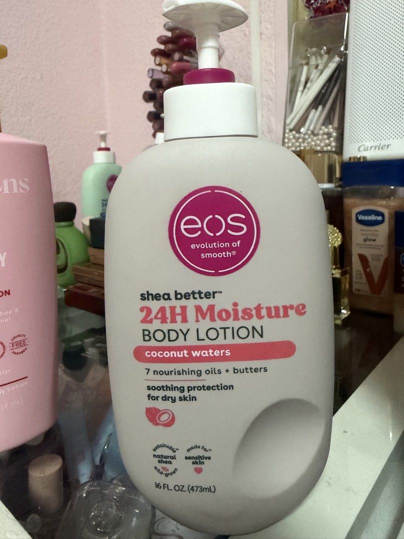 EOS Lotion Coconut Waters (Category: Body Care) located in Paranaque City. Submitted by wakeupnmakeup.ph (Listing ID 1466324030, Image 1). Description: Used twice only Newly ordered from US.