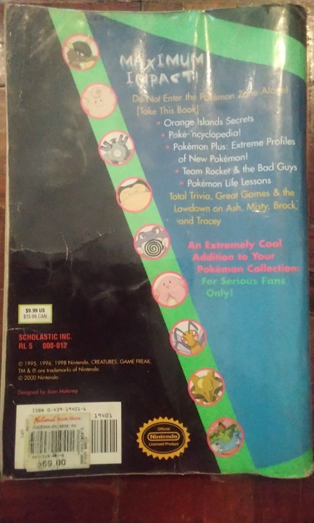 Extreme Pokémon: The Guide for the Ultimate Fan (Category: Storybooks) located in Carmona. Submitted by cosmicphoenix_48d36b (Listing ID 1466169377, Image 3). Description: Complete Page no missing no ripped.