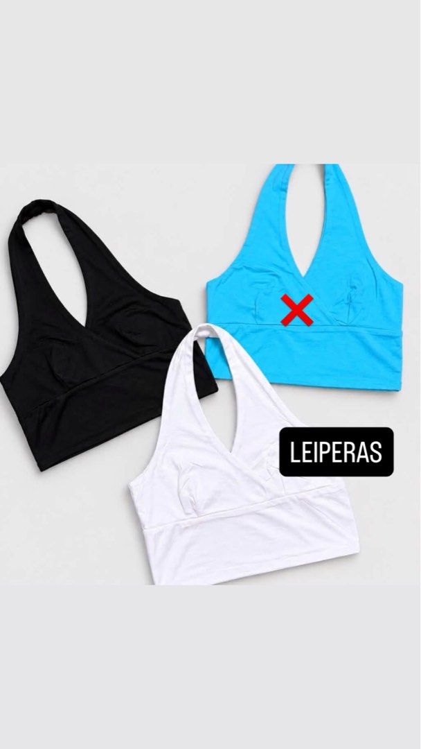 Fbsister Halter Top Black & White (Category: Sleeveless) located in Manila. Submitted by nadz.28 (Listing ID 1466259900, Image 3). Description: black xxs xs m l white xxs xs .