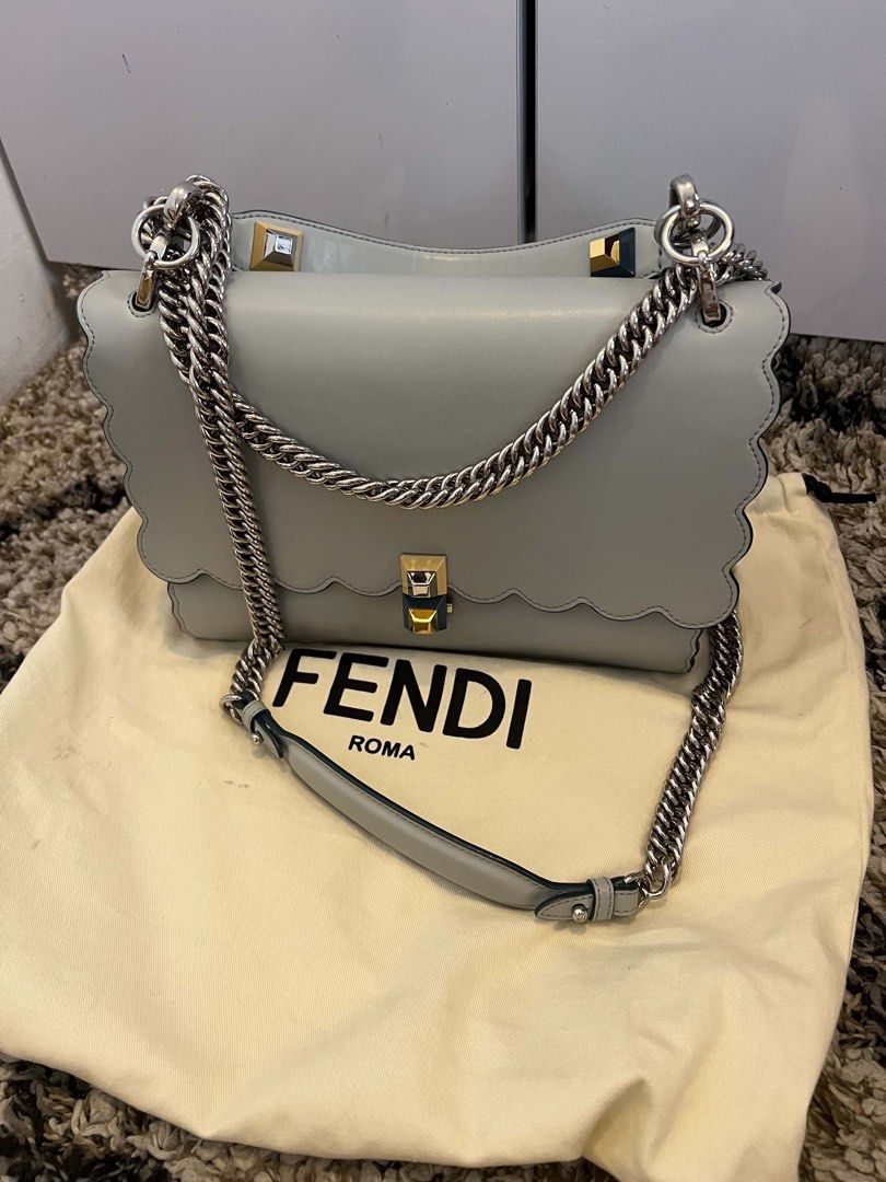 Fendi Kan in Light Gray (Category: Luxury Bags & Wallets) located in Calamba. Submitted by itsosido (Listing ID 1466305404, Image 1). Description: .
