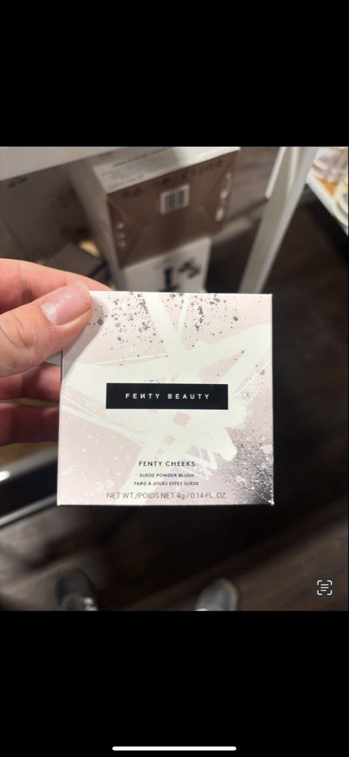 Fenty Beauty Cheeks Suede Powder Blush (Category: Makeup) located in Manila. Submitted by beautyforless05 (Listing ID 1466296134, Image 1). Description: - Brand New Fenty Beauty Cheeks Suede Powder Blush in shade Tahiti Teeze -SRP is ₱2.2k, selling it only for ₱1.3k .