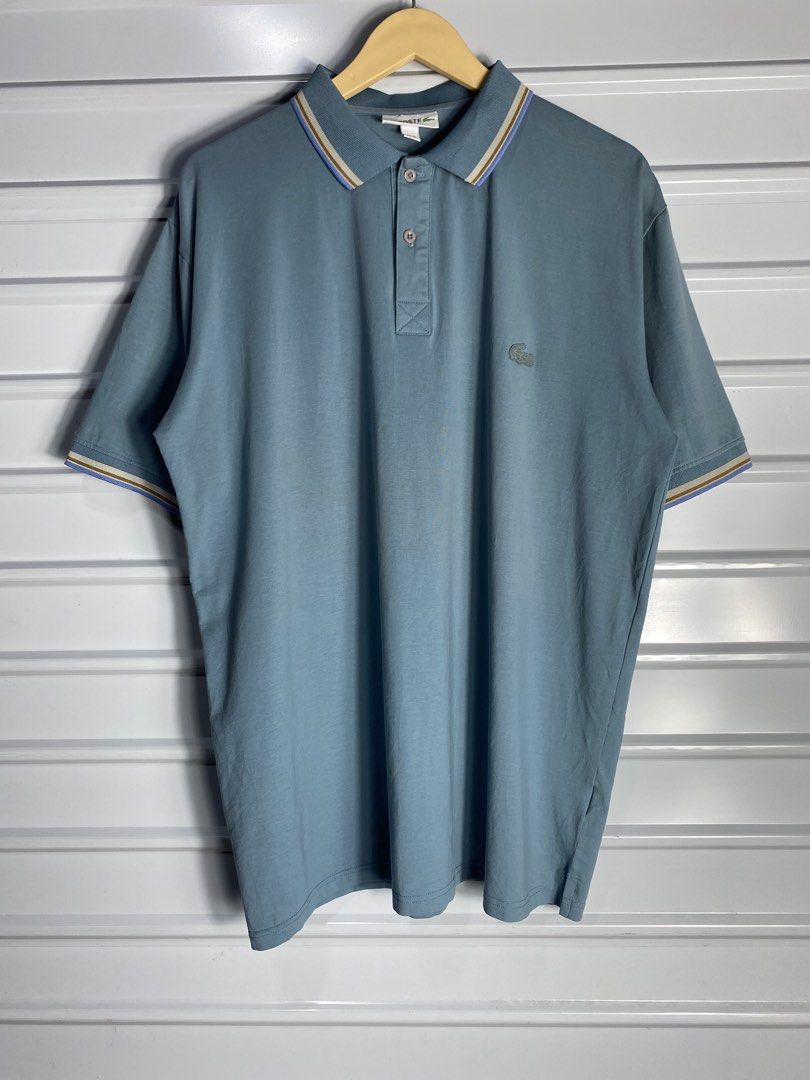 FOR SALE (Category: Tshirts & Polo Shirts ) located in Davao. Submitted by lucas06082030 (Listing ID 1466273935, Image 1). Description: LACOSTE POLO SIZE 8 DIMENSION : WIDTH 22 x LENGTH 29 LIKE NEW CONDITION AUTHENTIC 💯 CUT WASH TAG.