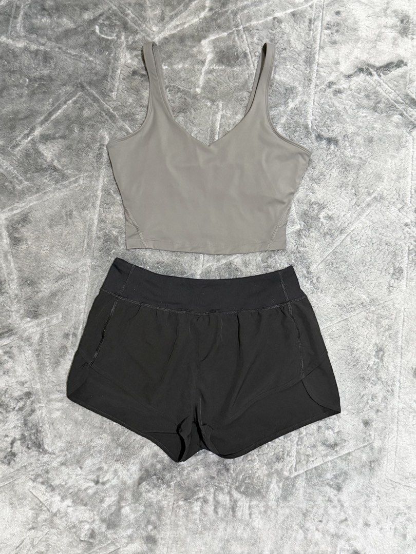 Forever 21 Athletic Crop Top and Shorts Set (Category: Activewear) located in Manila. Submitted by yeti_it (Listing ID 1466268541, Image 1). Description: - Brand: Forever 21 - Set includes: Grey cropped tank top and black athletic shorts - Top features: V-neckline with built-in bra support - Shorts features: Comfortable waistband and lightweight fabric - Ideal for: Gym workouts, running, yoga, or everyday activewear - Condition: Great mix-and-mat