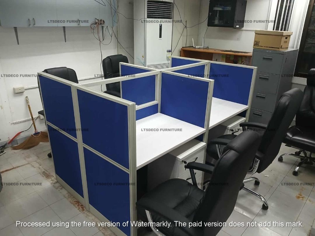 FULL FABRIC WORKSTATION CUBICLES OFFICE PARTITION (Category: Office Furniture & Fixtures) located in Quezon City. Submitted by meril.ltsdeco09 (Listing ID 1466156082, Image 2). Description: 📌Please note: Prices shown are for reference only 📌STARTING PRICE: ₱4,500 Actual price may vary depending on size, material, quantity, and specifications. LTSDECO Home and Office Furniture Trading MANUFACTURER • FABRICATOR • SUPPLIER 📲 V i b e r : +63 923 8