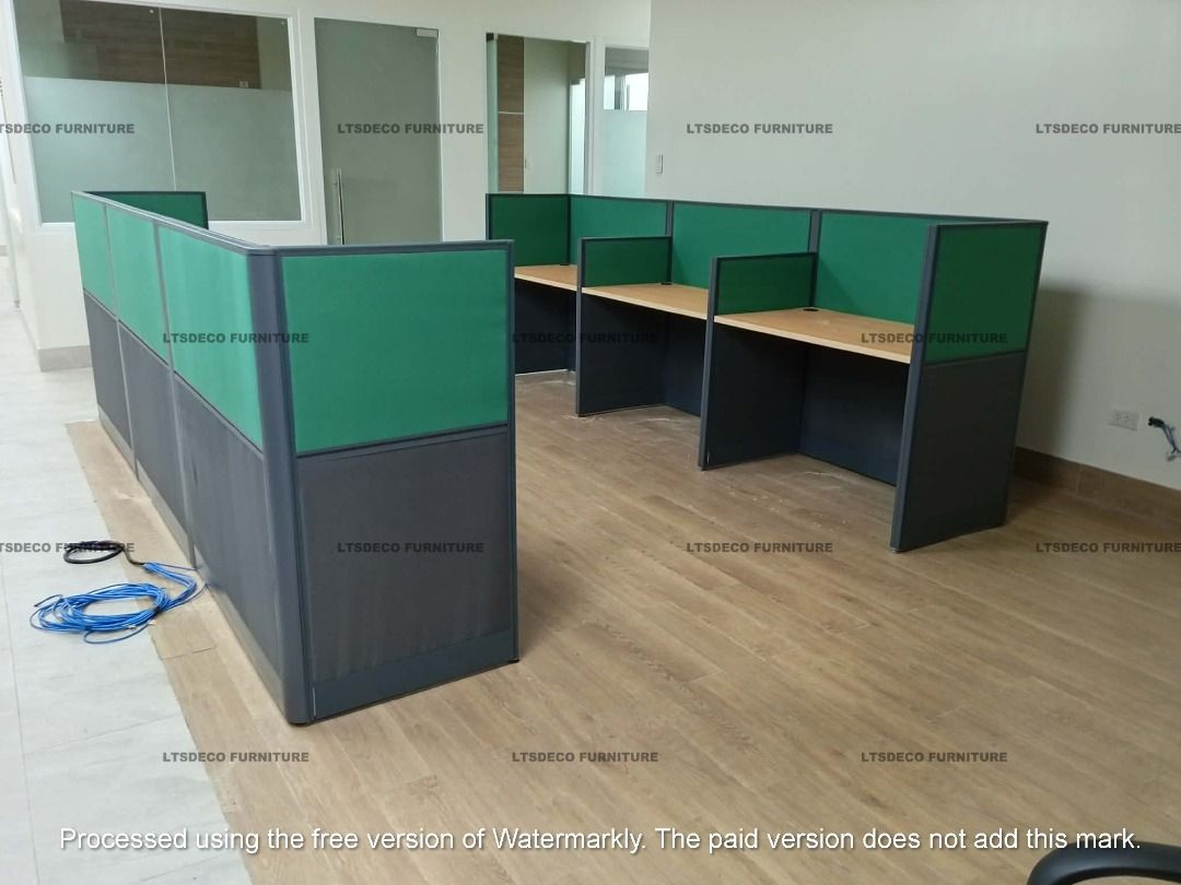 FULL FABRIC WORKSTATION CUBICLE OFFICE PARTITION (Category: Office Furniture & Fixtures) located in Quezon City. Submitted by meril.ltsdeco09 (Listing ID 1466156199, Image 1). Description: 📌Please note: Prices shown are for reference only 📌STARTING PRICE: ₱4,500 Actual price may vary depending on size, material, quantity, and specifications. LTSDECO Home and Office Furniture Trading MANUFACTURER • FABRICATOR • SUPPLIER 📲 V i b e r : +63 923 84