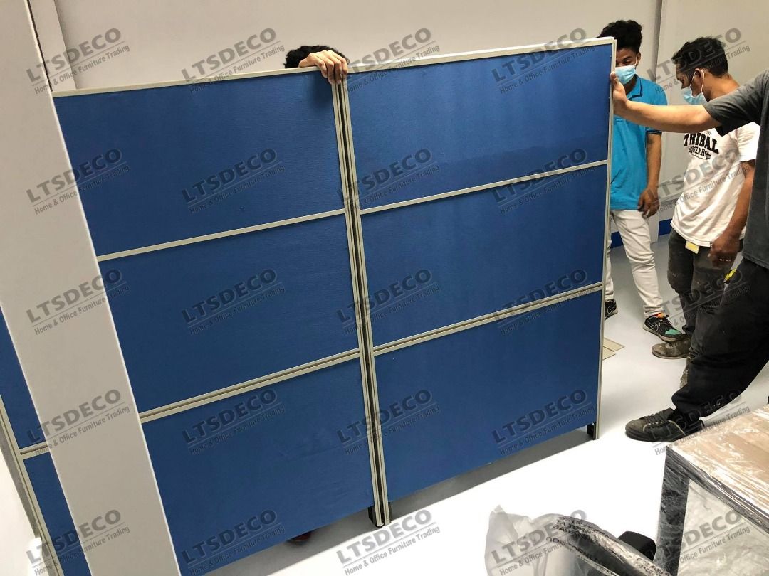 FULL FABRIC WORKSTATION PANEL DIVIDER OFFICE PARTITION (Category: Office Furniture & Fixtures) located in Quezon City. Submitted by mendez-21l09 (Listing ID 1466196744, Image 2). Description: 📌Please note: Prices shown are for reference only 📌STARTING PRICE: ₱3,780 Actual price may vary depending on size, material, quantity, and specifications. LTSDECO Home and Office Furniture Trading MANUFACTURER • FABRICATOR • SUPPLIER 📲 V i b e r : +63 923