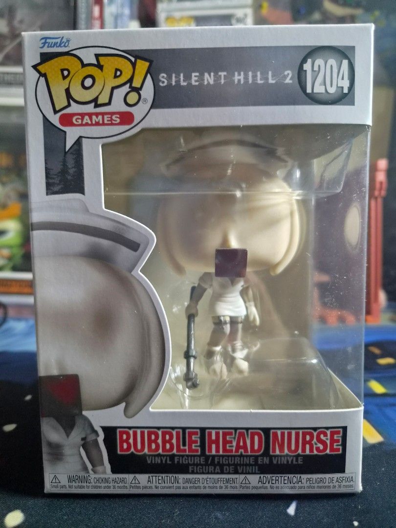 Funko Pop! Silent Hill 2 ( Bubble head nurse & Pyramid Head) (Category: Figurines & Statues) located in Tarlac. Submitted by omgitsandrei (Listing ID 1466287462, Image 3). Description: ✅️Free Protector for Bubble head Nurse ❌️No Protector included for Pyramid Head. Funko Pop! Silent Hill 2 (Bubble head Nurse & Pyramid Head) Box Condition: 9-9.5/10 Bubble head Nurse Price: 999.00 Pyramid Head Price: 1,800.00 Take Both: 2,600.00 FIXED PRICE i will 