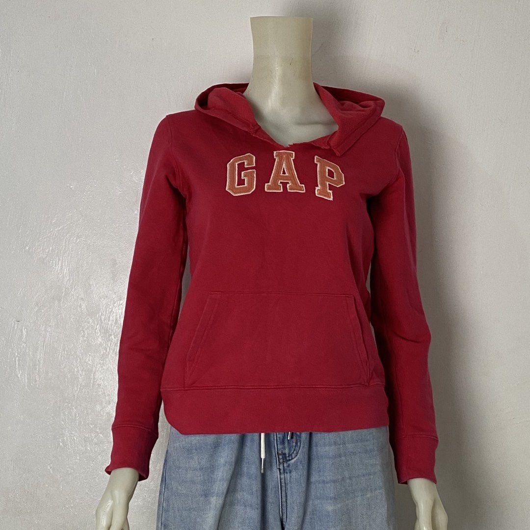 GAP ✨ | Red Vintage GAP Spellout Pullover Hoodie (Category: Coats, Jackets and Outerwear) located in Bulacan. Submitted by orc.ph (Listing ID 1466264304, Image 3). Description: GAP ✨ | Red Vintage GAP Spellout Pullover Hoodie Material Used: Cotton - Red - Hood -Kangaroo Pouch -Ribbed Cuffs And Hem -Casual -Streetwear -Pullover -GAP Arch Spellout ‎-Size: M -Width: 19.5” ‎-Length: 21.5” ‎ ‎Used Condition. Minor Visible Flaws. ISSUE: Washable Stain.