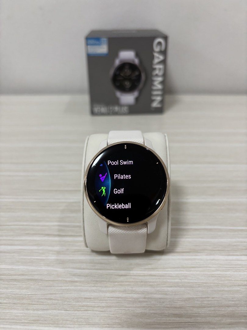 Garmin Venu 2 Plus (Category: Wearables & Smart Watches) located in Santa Rosa. Submitted by rrbff888 (Listing ID 1466228147, Image 3). Description: For sale Garmin Venu 2 Plus Good as new Around 10 days battery life Sports function (Run, Golf, Pickleball etc.) Has Music - Spotify, Deezer etc. Has Speaker and Microphone for calls All functions are working No hardware/software issues at all Complete inclusions (box, charger, receipt) Warranty cove