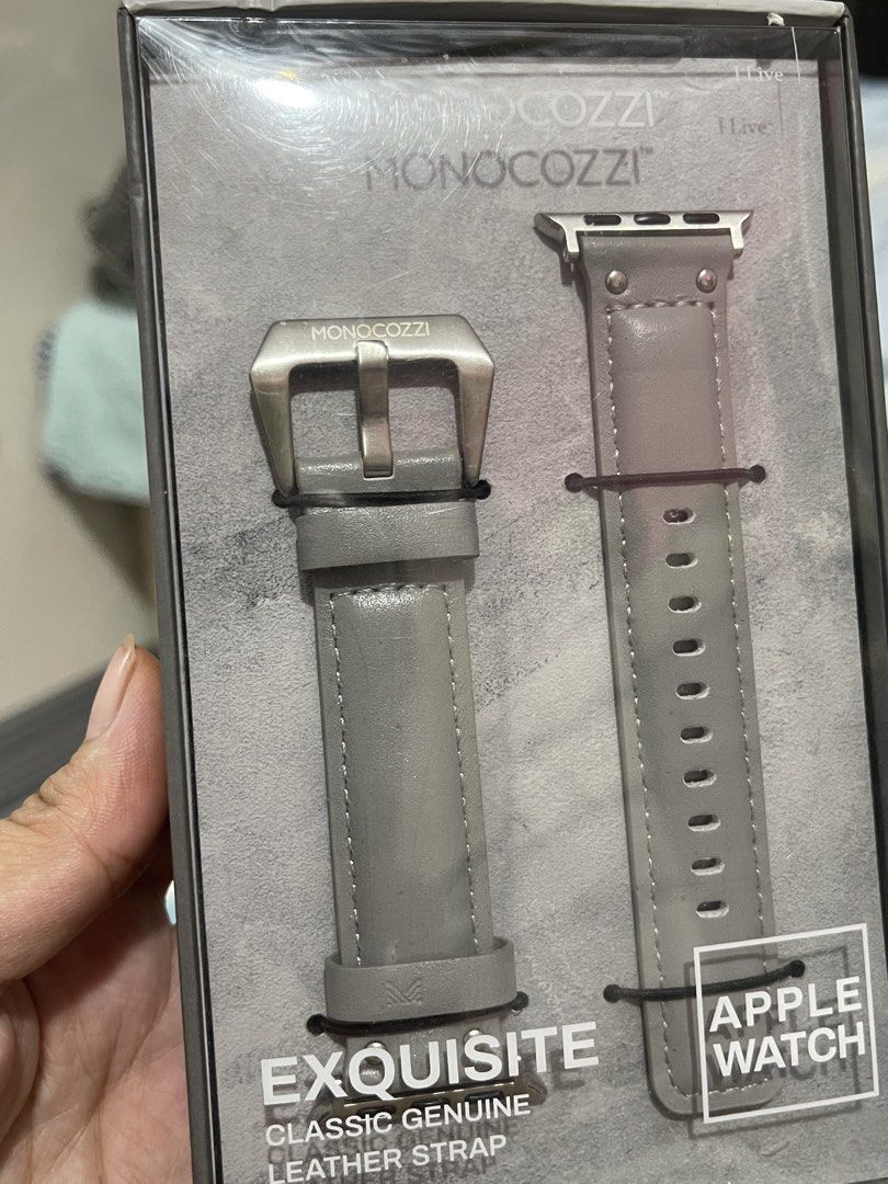 Genuine Leather Monocozzi apple watch strap 38mm/40mm (Category: Men's Watches) located in Cabiao. Submitted by imeon13 (Listing ID 1466316735, Image 2). Description: .