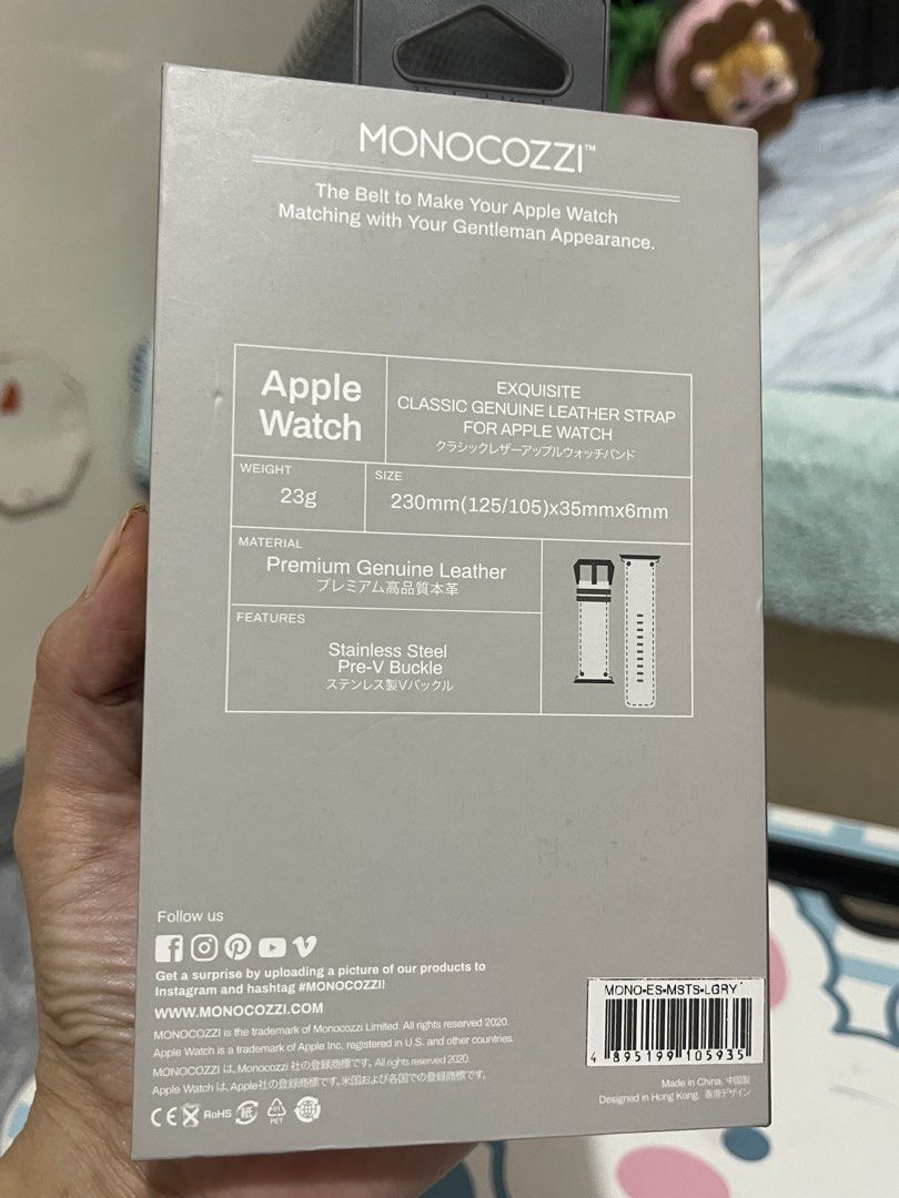 Genuine Leather Monocozzi apple watch strap 38mm/40mm (Category: Men's Watches) located in Cabiao. Submitted by imeon13 (Listing ID 1466316735, Image 3). Description: .