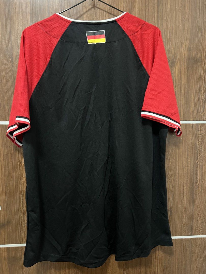 Germany Team Baseball Jersey Black Red (Category: Activewear) located in Valenzuela. Submitted by shop_joyu (Listing ID 1466262812, Image 2). Description: FOR SALE Brand new fresh from 🇺🇸 💯% authentic with tag loc: SJDM, Bulacan.