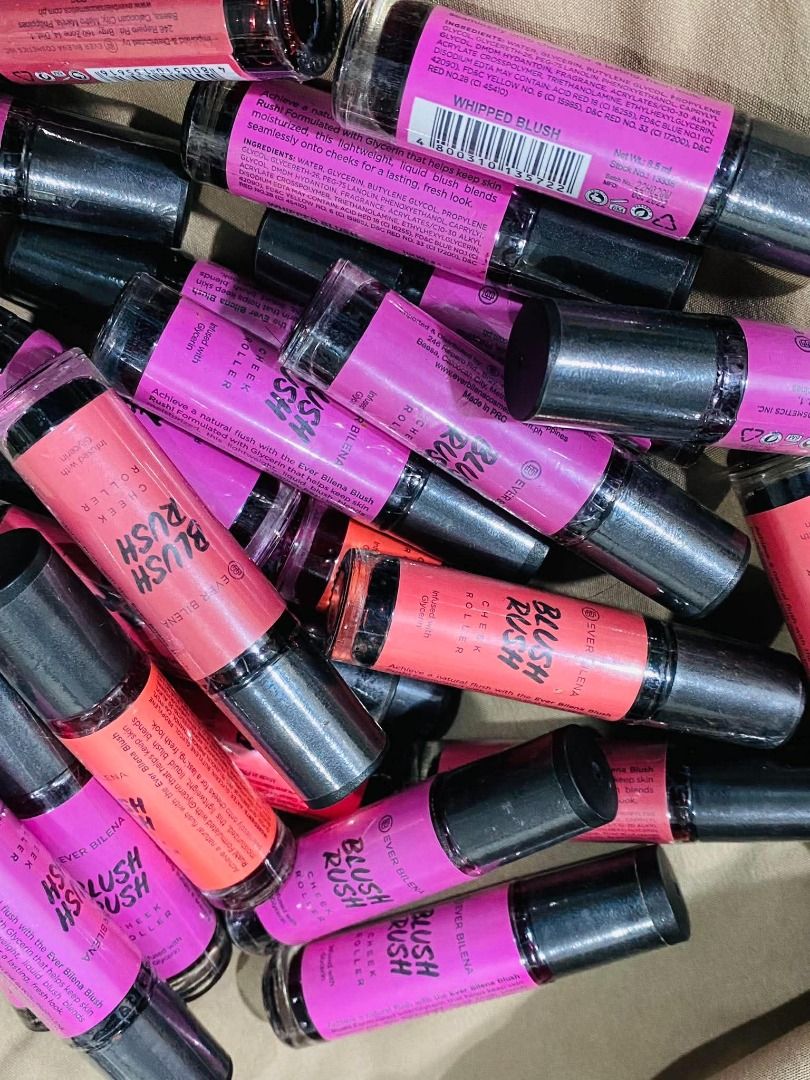 (get 3 for 130) EverBilena Blush Rush Cheek Roller (Category: Makeup) located in Muntinlupa City. Submitted by chevyxcs (Listing ID 1466309074, Image 1). Description: EverBilena Blush Rush Cheek Roller 3 for 130 / P180SRP • assrtd only.