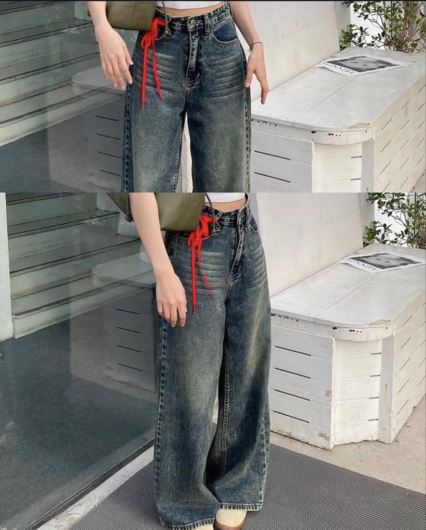 Girl Almighty Denim Pants (Category: Jeans) located in Quezon City. Submitted by shopk8 (Listing ID 1466299658, Image 3). Description: LAST PRICE POSTED!! brand new non stretch size small super nice!! would keep if only it fits measurements - waist: 25-26 - hips: up to 34in - length: 38.5in - rise: 11in rfs: doesn’t fit past hips PLEASE READ‼️ - please manage your expectations - color may vary due to lighting - PAYO, No COD - mop: gotyme, gcash, 
