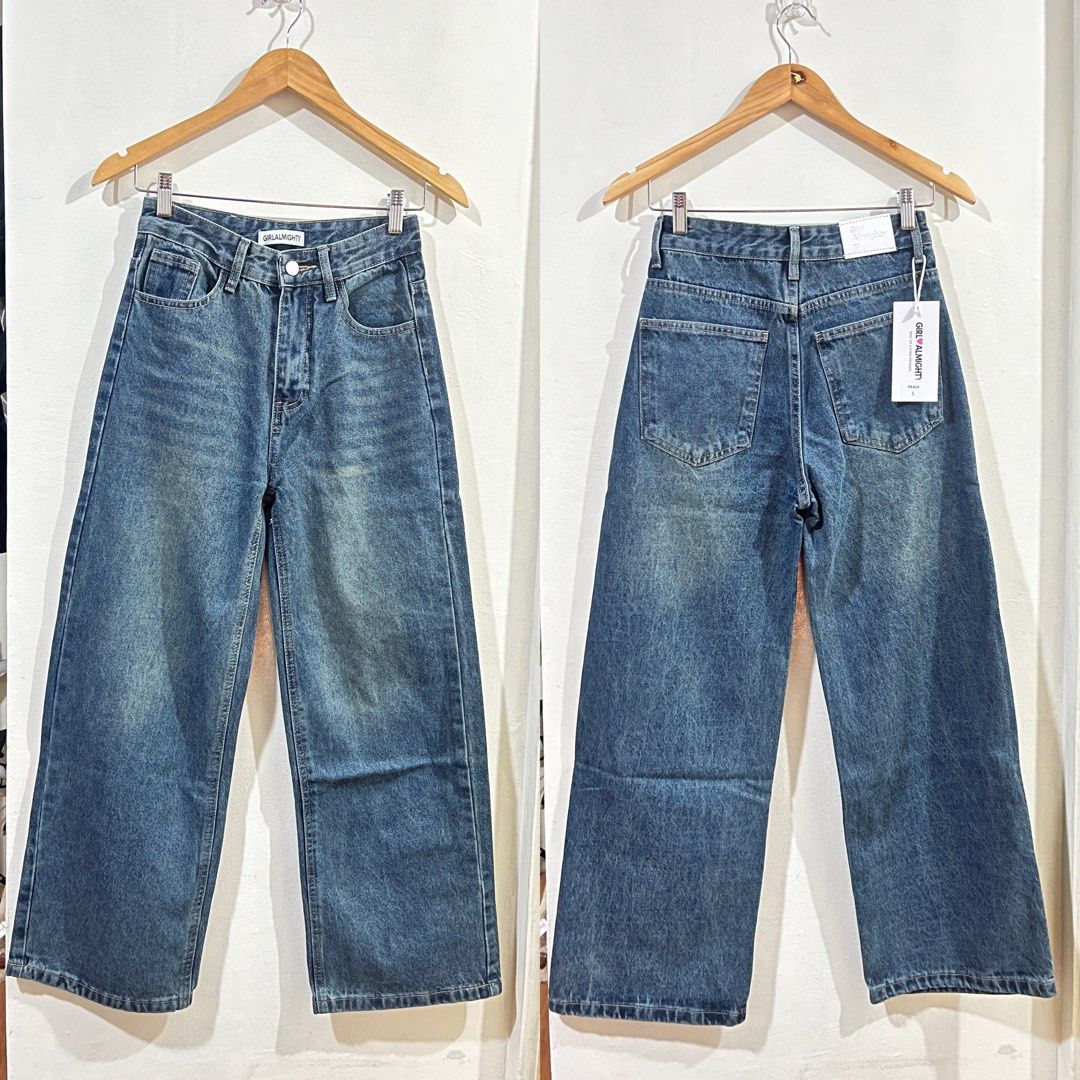 Girl Almighty Denim Pants (Category: Jeans) located in Quezon City. Submitted by shopk8 (Listing ID 1466299658, Image 1). Description: LAST PRICE POSTED!! brand new non stretch size small super nice!! would keep if only it fits measurements - waist: 25-26 - hips: up to 34in - length: 38.5in - rise: 11in rfs: doesn’t fit past hips PLEASE READ‼️ - please manage your expectations - color may vary due to lighting - PAYO, No COD - mop: gotyme, gcash, 