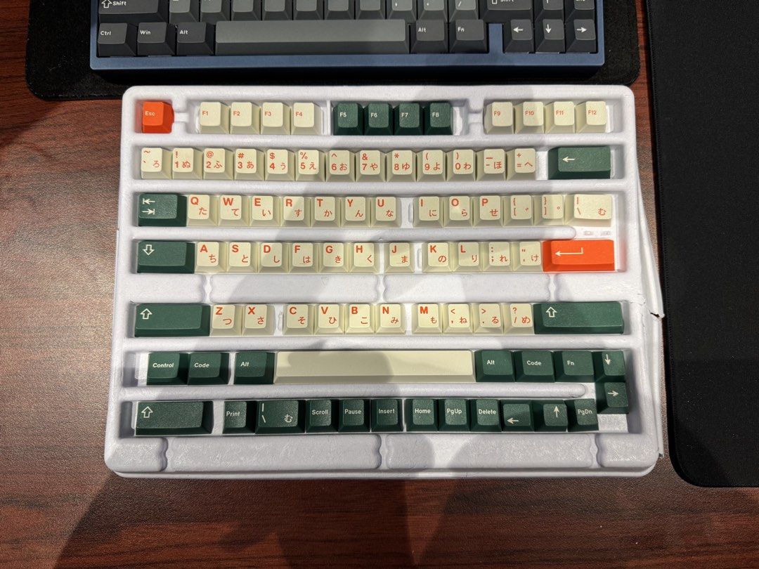 GMK Kaiju (Category: Computer Keyboard) located in Caloocan City. Submitted by vincebelen85507 (Listing ID 1466295520, Image 2). Description: GMK Kaiju Php6000 No shine Mounted once to try, did not daily drive Tray is damaged during handling Rfs: Did not fit the theme of my setup.