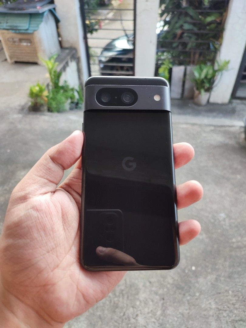 Google Pixel 8 5G | 128GB | Openline (Category: Google Pixel) located in Manila. Submitted by mistralstore (Listing ID 1466239113, Image 2). Description: FOR SALE ONLY! AS IS... 8500 FIX PRICE Google Pixel 8 5G | FLAGSHIP PHONE 🔥 Issue Dead Pixel. 100% Makinis no scratches and dents. Last Pic Check. RFS Padala lang from states. 5months used Hindi po lumalaki ang Dead-Pixel. QUICK SPECS: - Google Tensor G3 (4nm) - 6.2inch 2K Resolution OLED, 120H