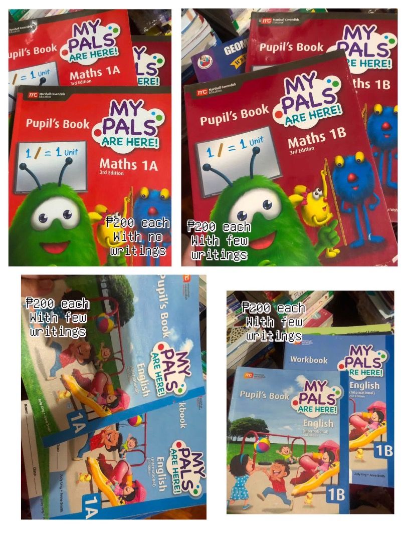 [Grade 1] Textbook & Workbook (Category: Textbooks) located in San Juan City. Submitted by ttanmien (Listing ID 1466222810, Image 2). Description: ⚜️✨⚜️✨⚜️✨⚜️✨⚜️✨⚜️ 💁🏻‍♀️SELLING PRICE: BOOKS FOR SALE PRICE STARTS AT ₱50 please check the pic nlng above. Price given already in each pic If you’ll get lots of books Or do take it all I can give more discount Original Price: Above ₱500 each book 💁🏻‍♀️Other details: •First owned •Used few times only
