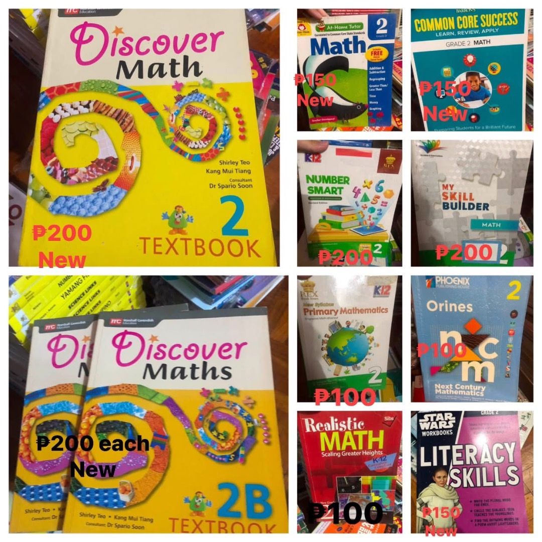 [Grade 2] Textbook & Workbook (Category: Textbooks) located in San Juan City. Submitted by ttanmien (Listing ID 1466225121, Image 3). Description: ⚜️✨⚜️✨⚜️✨⚜️✨⚜️✨⚜️ 💁🏻‍♀️SELLING PRICE: BOOKS FOR SALE PRICE STARTS AT ₱50 please check the pic nlng above. Price given already in each pic If you’ll get lots of books Or do take it all I can give more discount Original Price: Above ₱500 each book 💁🏻‍♀️Other details: •First owned •Used few times only