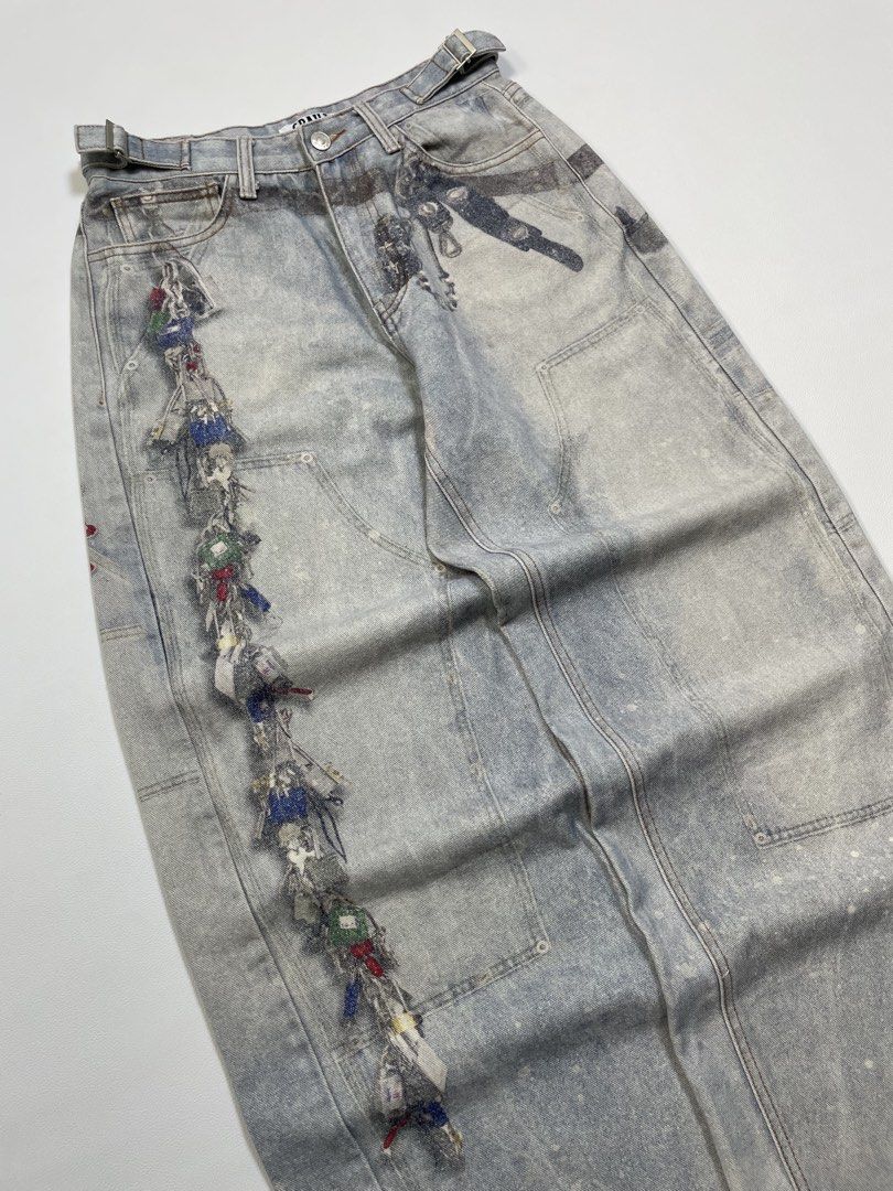 GRAILZ KEY CHAIN ILLUSION DENIM PANTS (Category: Jeans) located in Baguio. Submitted by azoan (Listing ID 1466180004, Image 2). Description: .