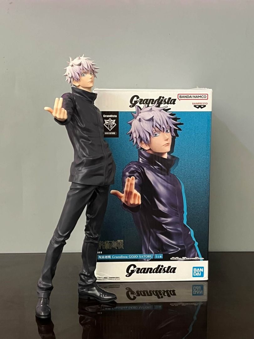 Grandista Gojo Saturo (Category: Figurines & Statues) located in Bulacan. Submitted by imjayfigures (Listing ID 1466312698, Image 1). Description: Condition: MISB to BIB Complete. Used once for picture-taking only, then immediately placed back inside the box. 🛒 Open for orders & inquiries 💰 GCash | Cash on Meet-Up around Malolos, Bulacan only | Installment 🚚 LBC | Lalamove | SPX | Meet-up around Malolos 📍 Malolos, Bulacan .