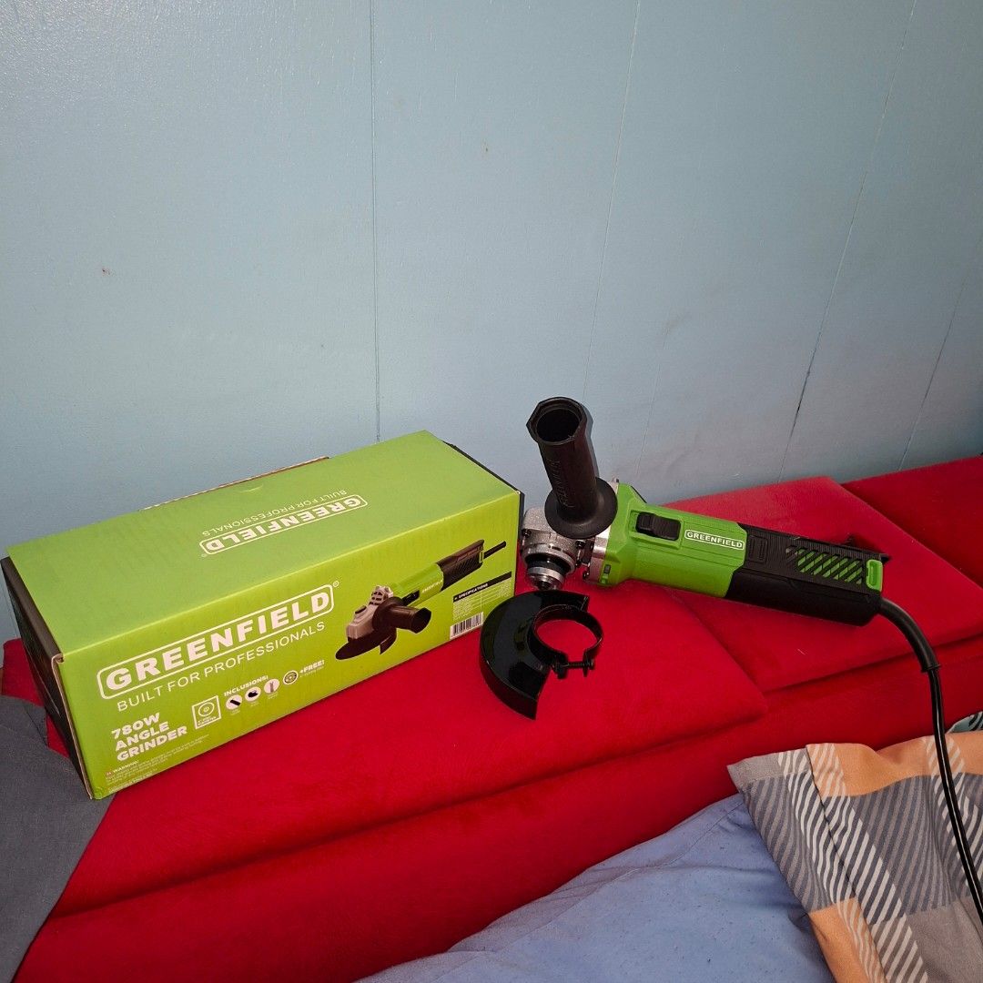 Greenfield 750 angle grinder power tool (Category: Cleaning Tools & Supplies) located in Manila. Submitted by mr.fast (Listing ID 1466336315, Image 3). Description: .