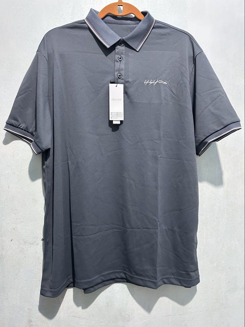 Grey Stretchy Polo Shirt (Category: Tshirts & Polo Shirts ) located in Quezon City. Submitted by jjsurplus_23 (Listing ID 1466173554, Image 1). Description: .