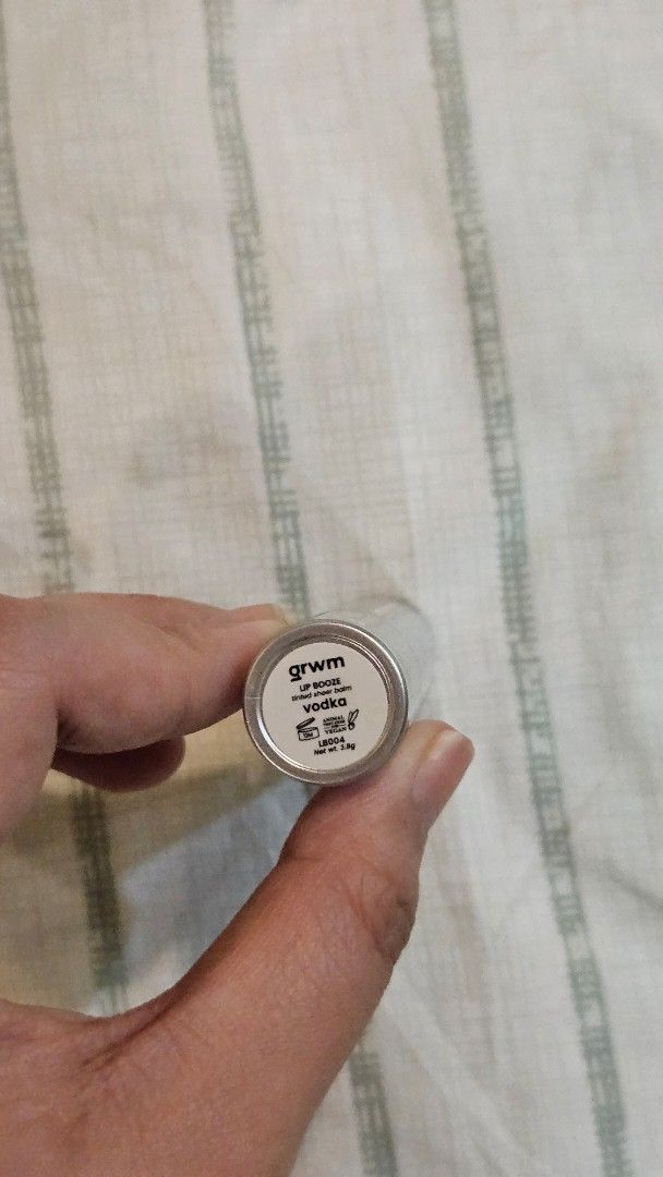 GRWM Lip Booze in Vodka (Category: Makeup) located in Quezon City. Submitted by dboba (Listing ID 1466316164, Image 2). Description: sold out in most outlets I prefer other tinted lip balms ☺️.