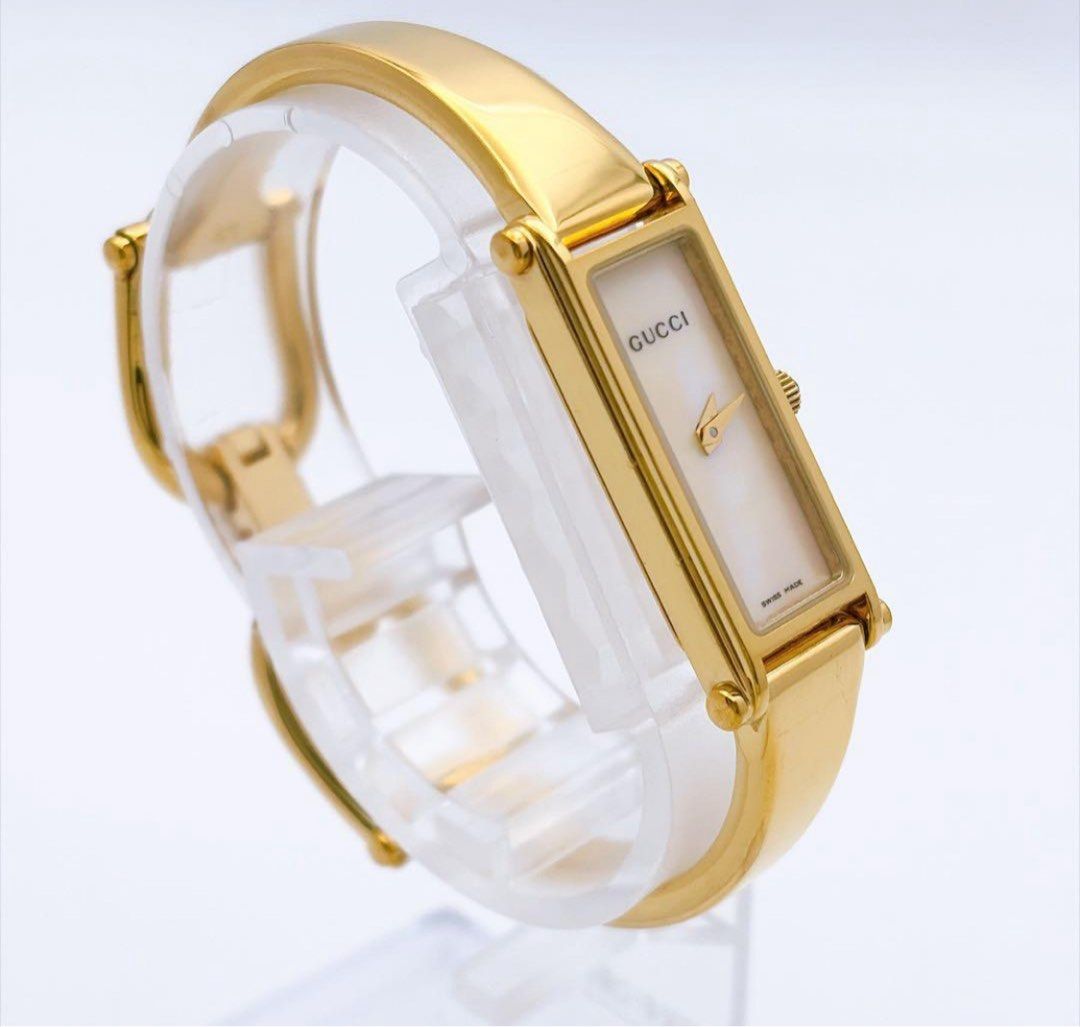Gucci 1500L Mint Condition (Category: Luxury Watches) located in Bulacan. Submitted by youlovewatches (Listing ID 1466206124, Image 2). Description: Authentic G U C C l 1500L 15,000 Php Mother of Pearl Dial Super Mint Condition/Like New 15cm Wrist size Quartz Movement Guaranteed Authentic LBC Nationwide/ Meet-up SM Baliwag.