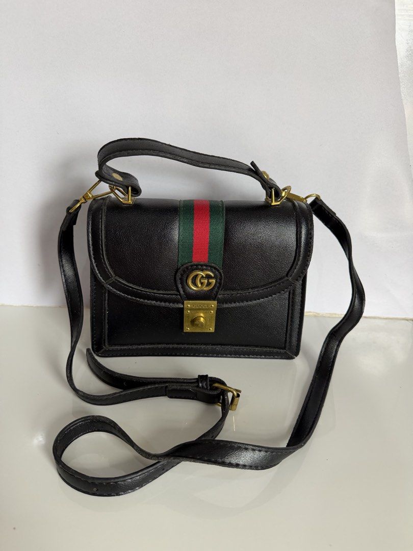 Gucci Cross-body Bag (Category: Cross-body Bags) located in Iloilo. Submitted by youngrabbit.b5670d (Listing ID 1466232049, Image 1). Description: Preloved (never used) Slight rubs from storage Still makinis pa rin ang leather Please self-authenticate.