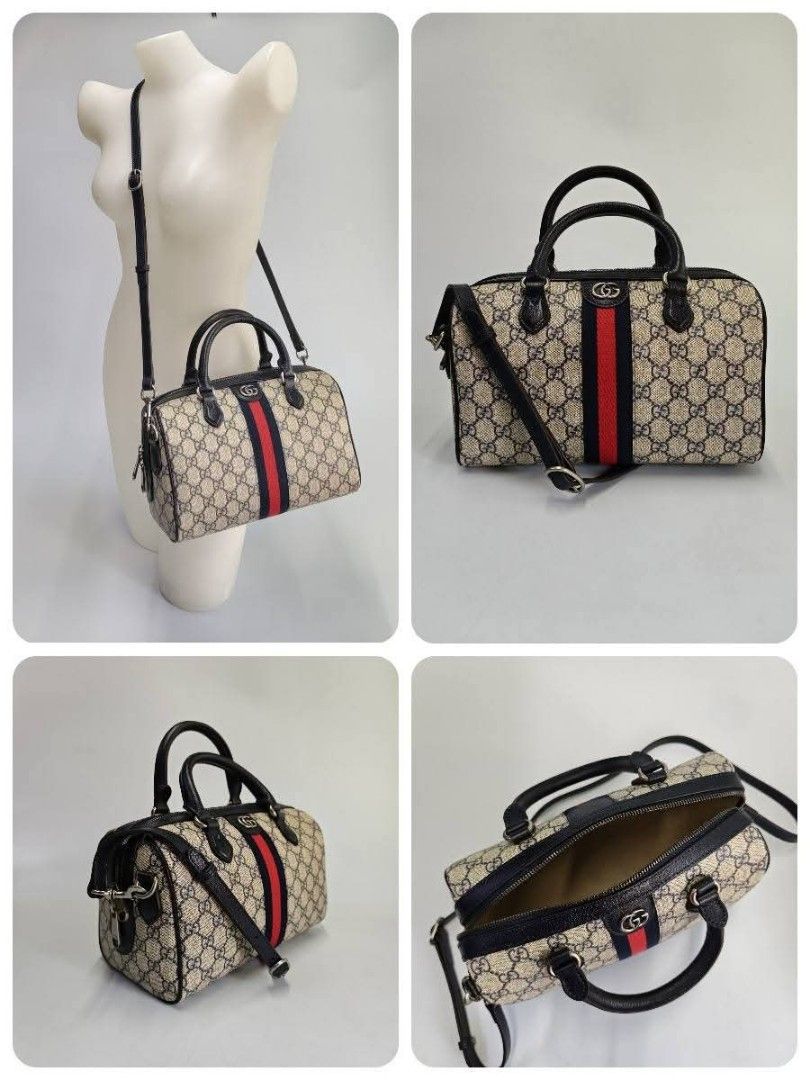 Gucci GG Supreme Monogram Web Small Ophidia Top Handle Bag (Category: Luxury Bags & Wallets) located in Quezon City. Submitted by tanramoni (Listing ID 1466230152, Image 1). Description: .